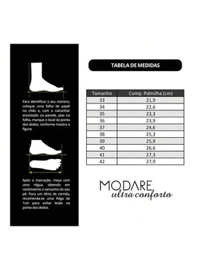 Modare Sandália Feminina Modare Ultraconforto